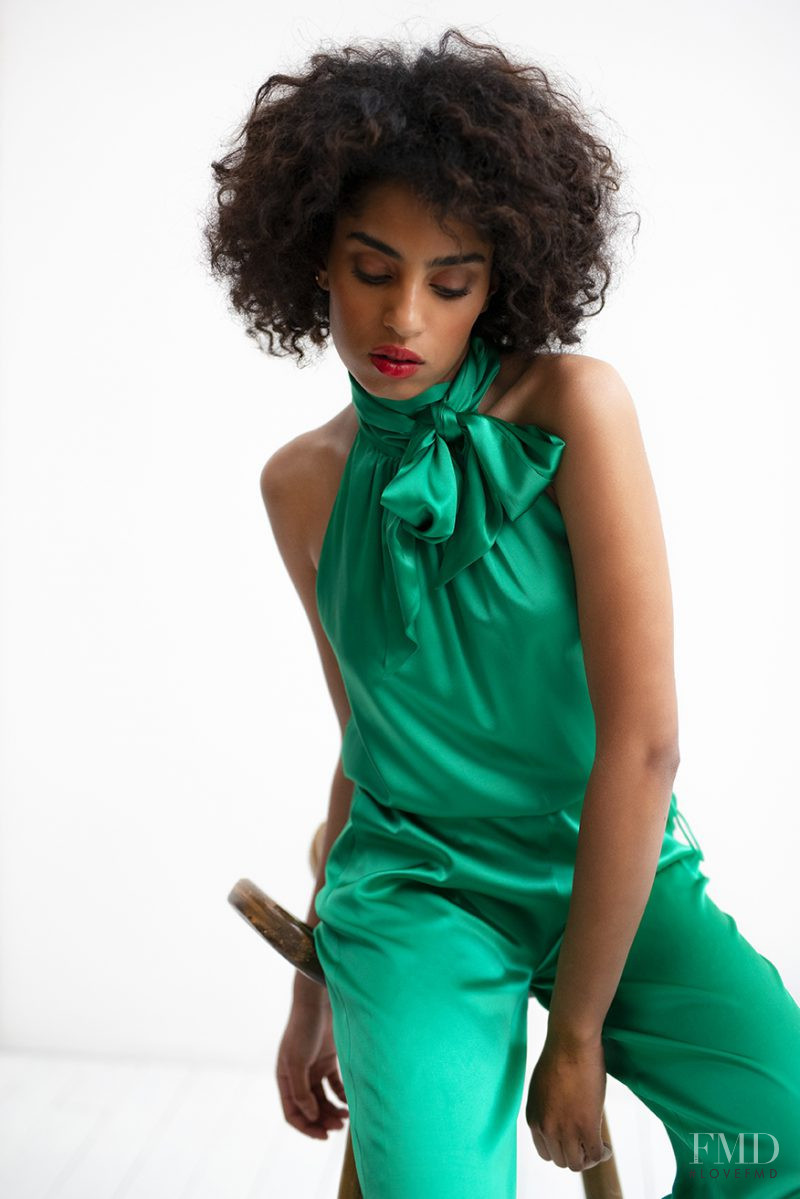 Aicha Hammam featured in  the Monique Singh lookbook for Autumn/Winter 2020