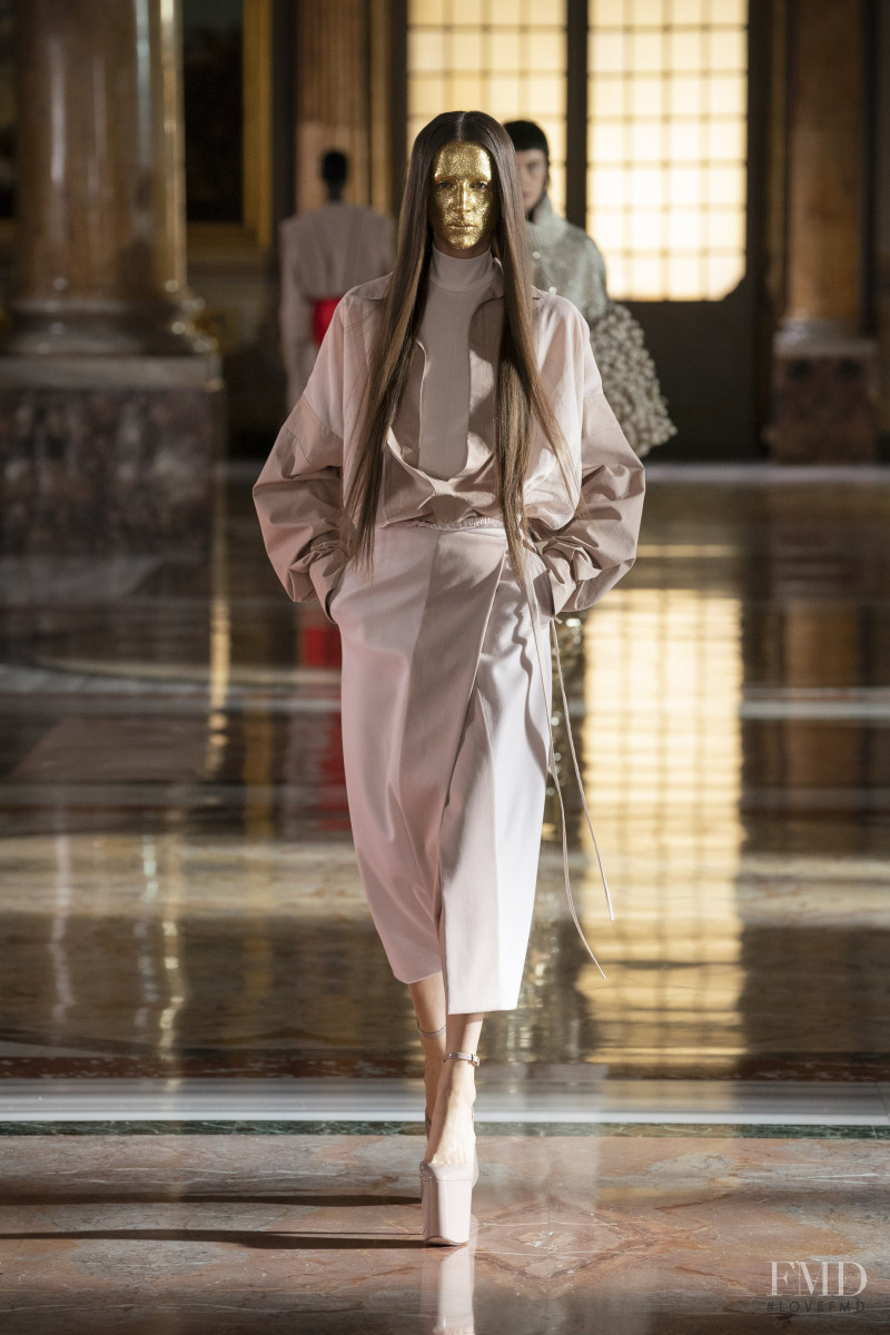 Rachel Marx featured in  the Valentino Couture fashion show for Spring/Summer 2021