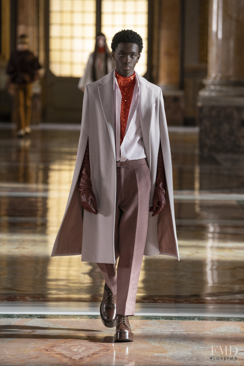 Ibrahima Alessio featured in  the Valentino Couture fashion show for Spring/Summer 2021