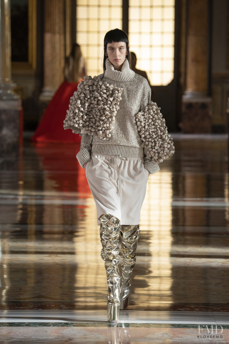 Elsa Sjokvist featured in  the Valentino Couture fashion show for Spring/Summer 2021
