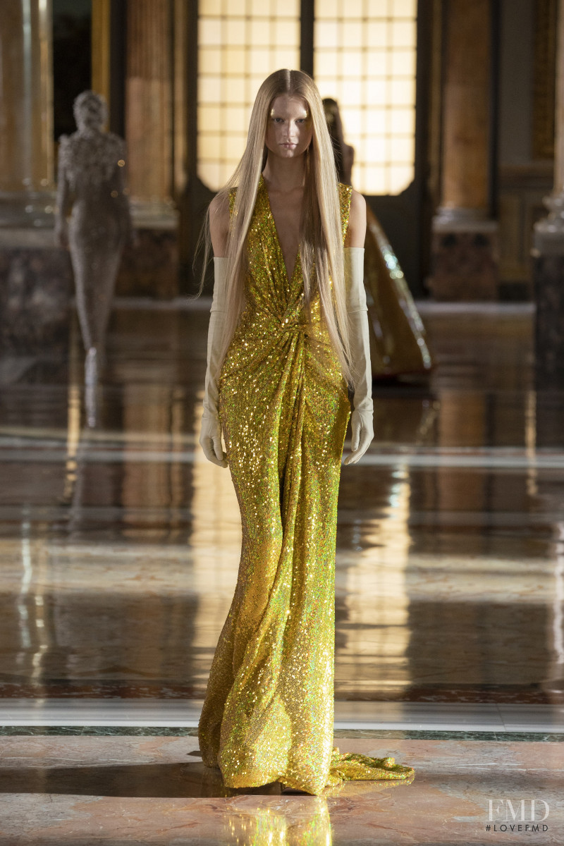 Michelle Laff featured in  the Valentino Couture fashion show for Spring/Summer 2021