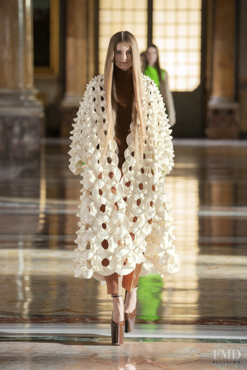 Signe Veiteberg featured in  the Valentino Couture fashion show for Spring/Summer 2021