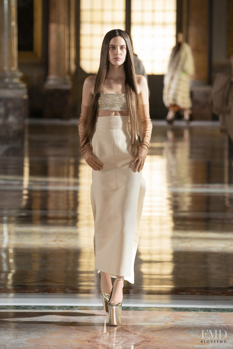Denise Ascuet featured in  the Valentino Couture fashion show for Spring/Summer 2021