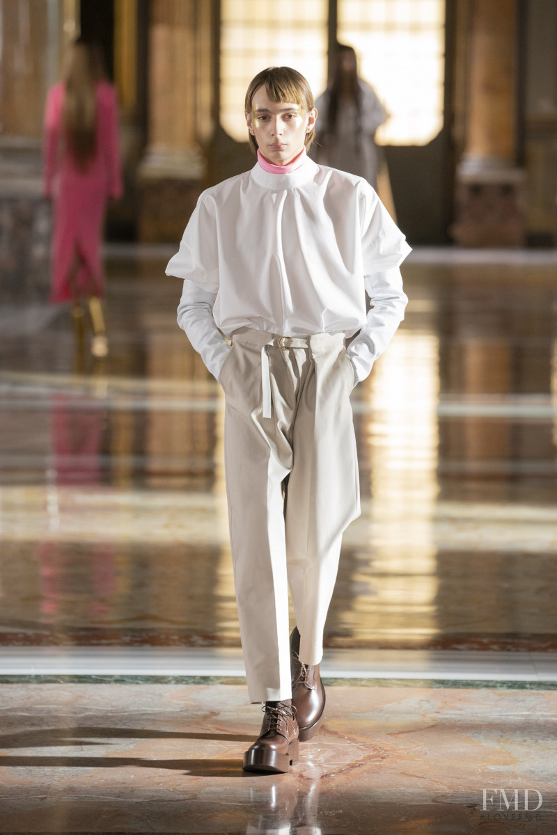 Giovanni Valentini featured in  the Valentino Couture fashion show for Spring/Summer 2021