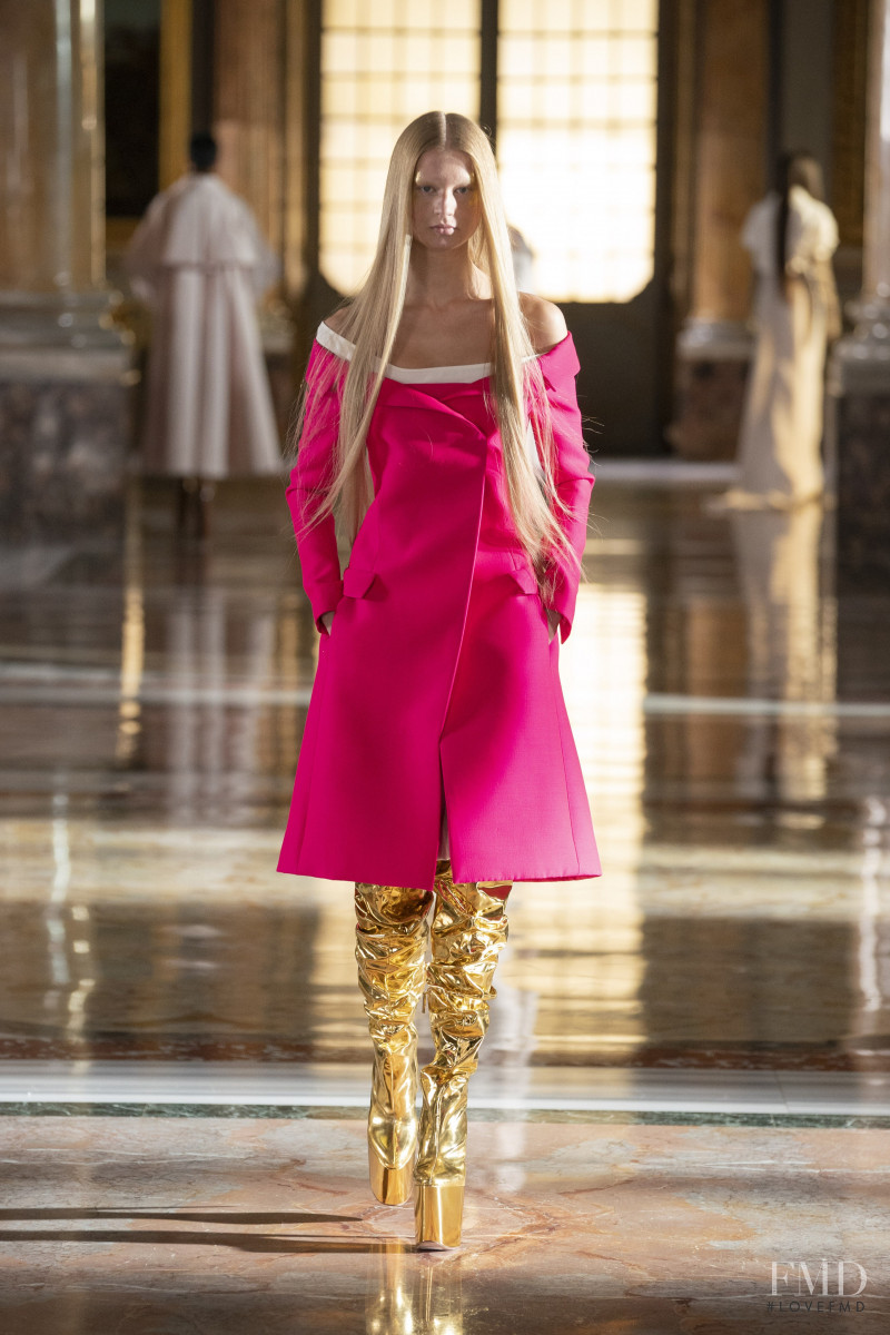 Michelle Laff featured in  the Valentino Couture fashion show for Spring/Summer 2021