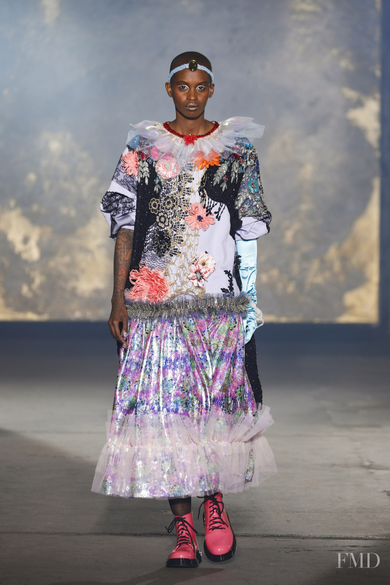Nella Ngingo featured in  the Viktor & Rolf fashion show for Spring/Summer 2021
