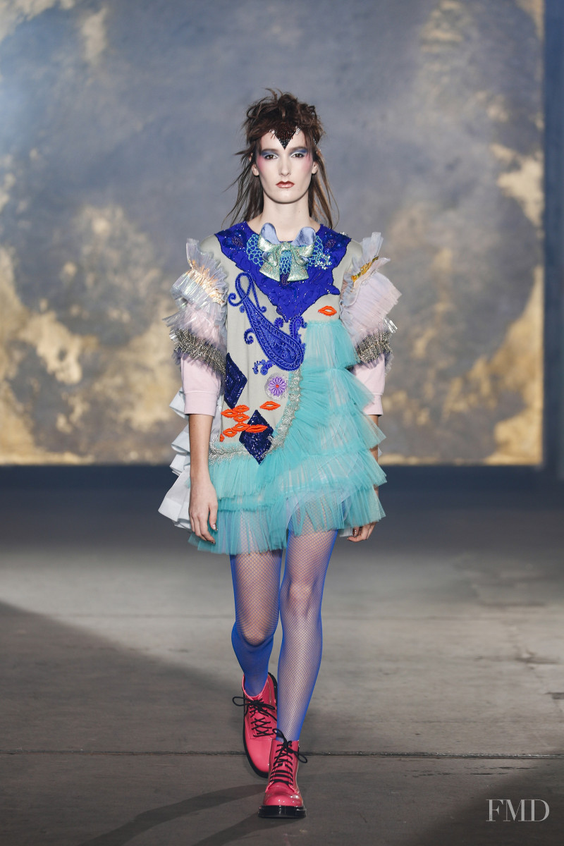 Mel Amy Van Roemburg featured in  the Viktor & Rolf fashion show for Spring/Summer 2021