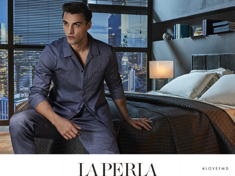 Nikolai Danielsen featured in  the La Perla La Perla Uomo advertisement for Spring/Summer 2017