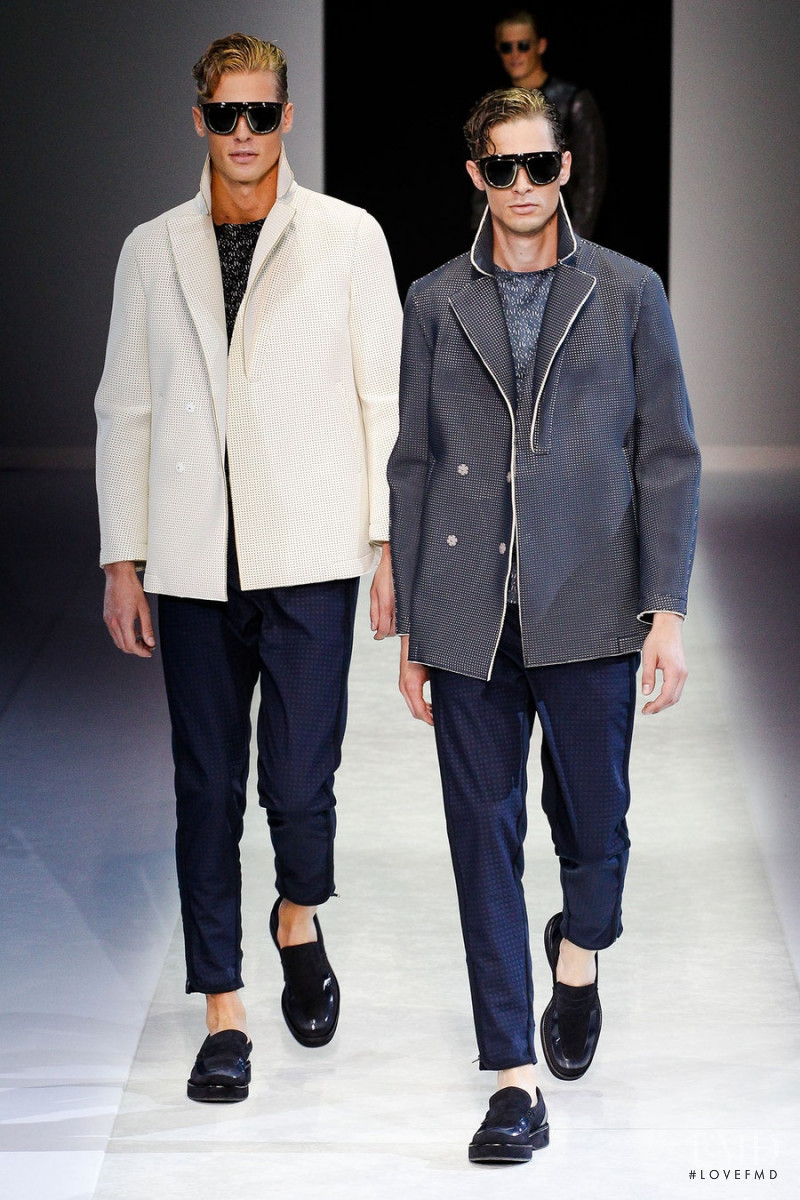 Emporio Armani fashion show for Spring/Summer 2014