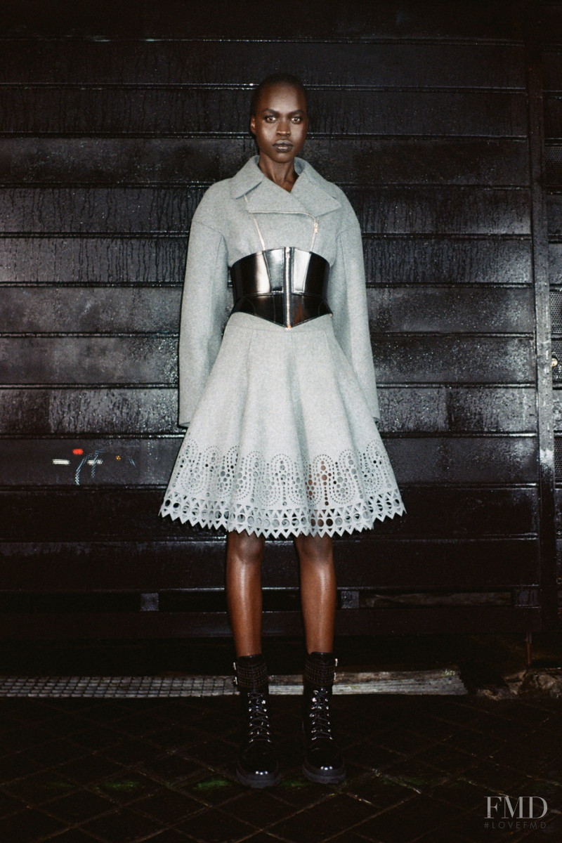 Nyawargak Gatluak featured in  the Alaia lookbook for Autumn/Winter 2021