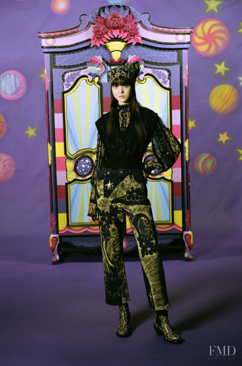Lara Seibee Park featured in  the Anna Sui lookbook for Spring/Summer 2023