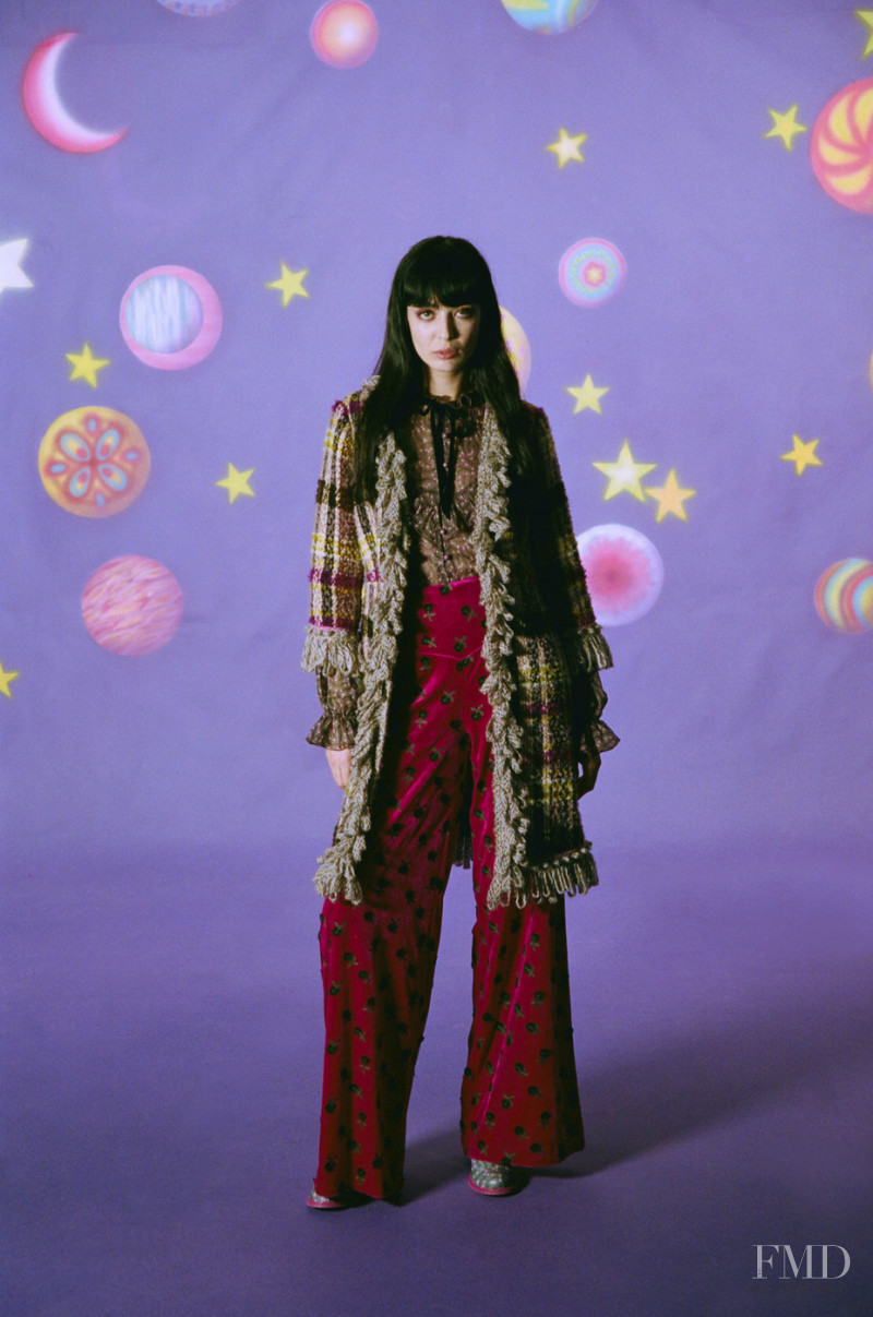 Cristina Piccone featured in  the Anna Sui lookbook for Spring/Summer 2023