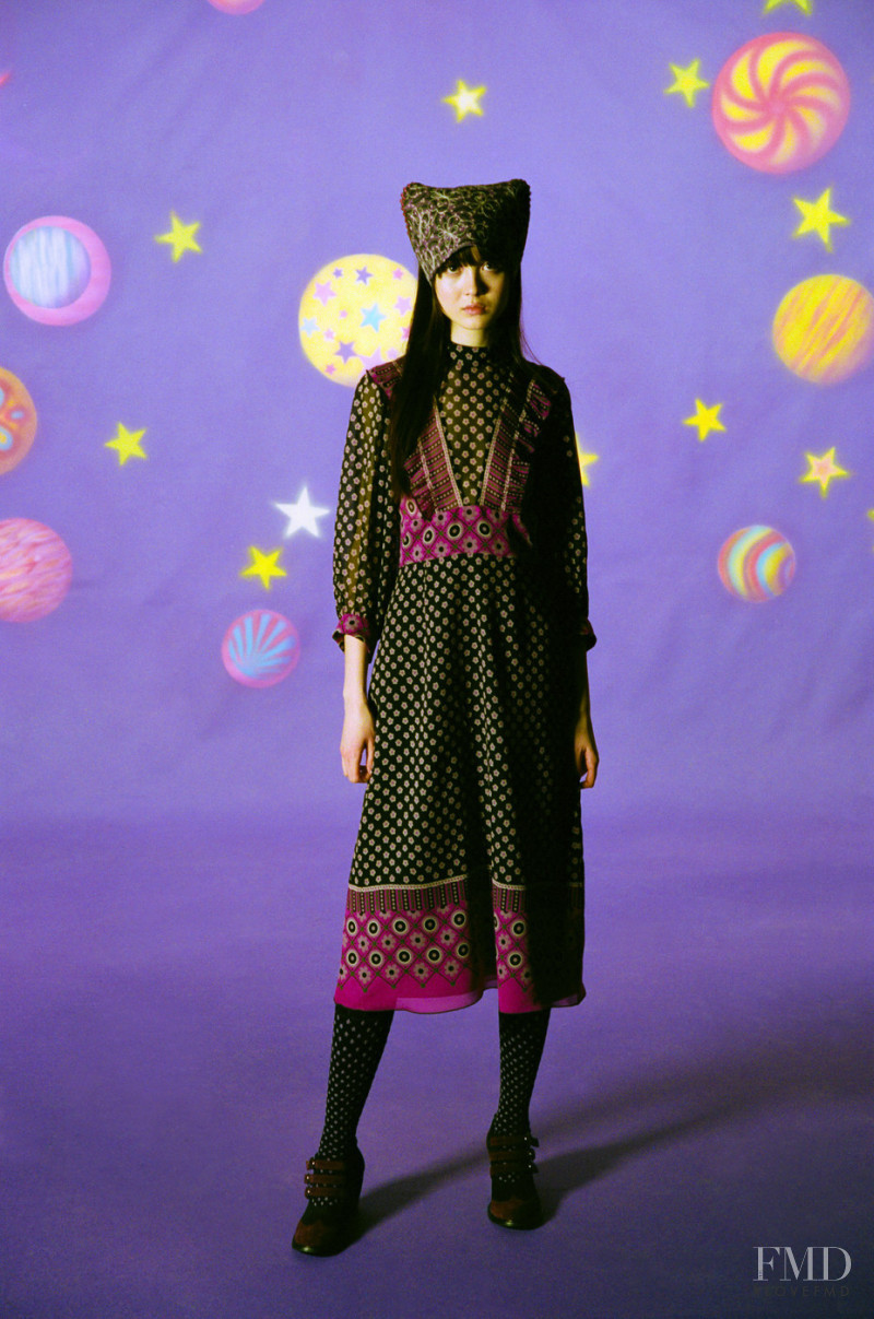 Lara Seibee Park featured in  the Anna Sui lookbook for Spring/Summer 2023