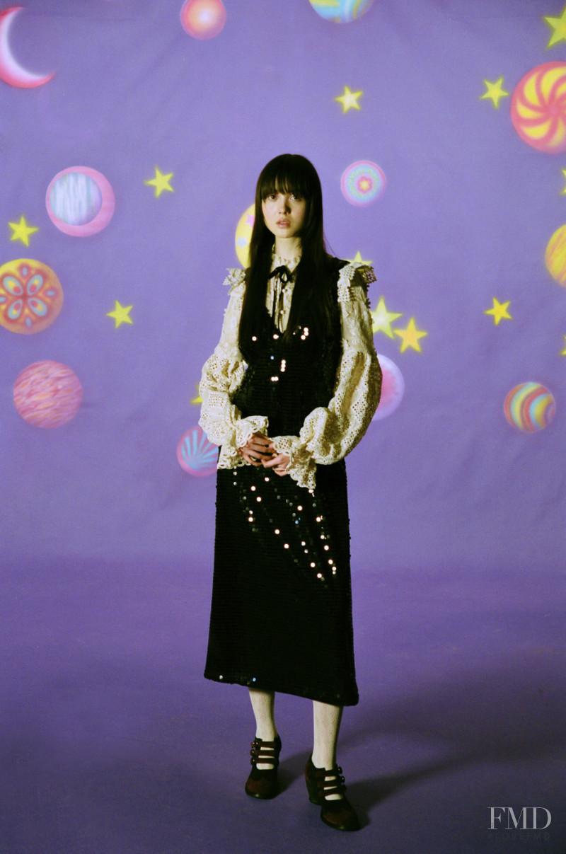 Lara Seibee Park featured in  the Anna Sui lookbook for Spring/Summer 2023