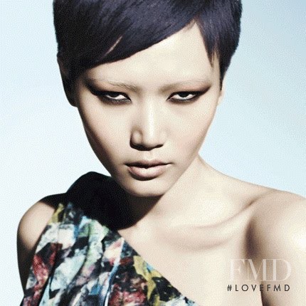 Gwen Lu featured in  the Aveda Aveda Super Natural Collection advertisement for Autumn/Winter 2010