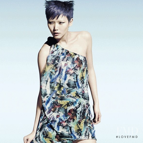 Gwen Lu featured in  the Aveda Aveda Super Natural Collection advertisement for Autumn/Winter 2010