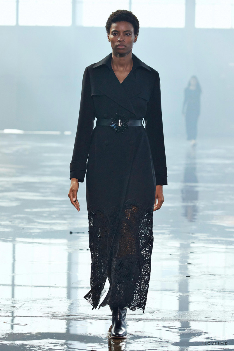 Raschelle Osbourne featured in  the Gabriela Hearst fashion show for Autumn/Winter 2021