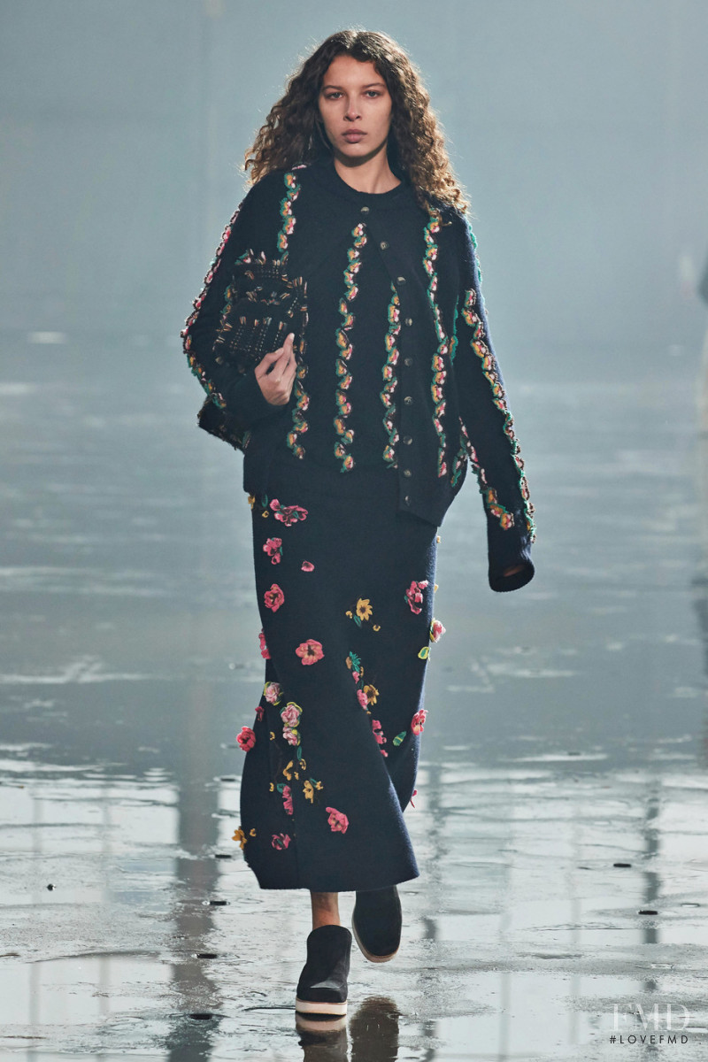 Alice Metza featured in  the Gabriela Hearst fashion show for Autumn/Winter 2021