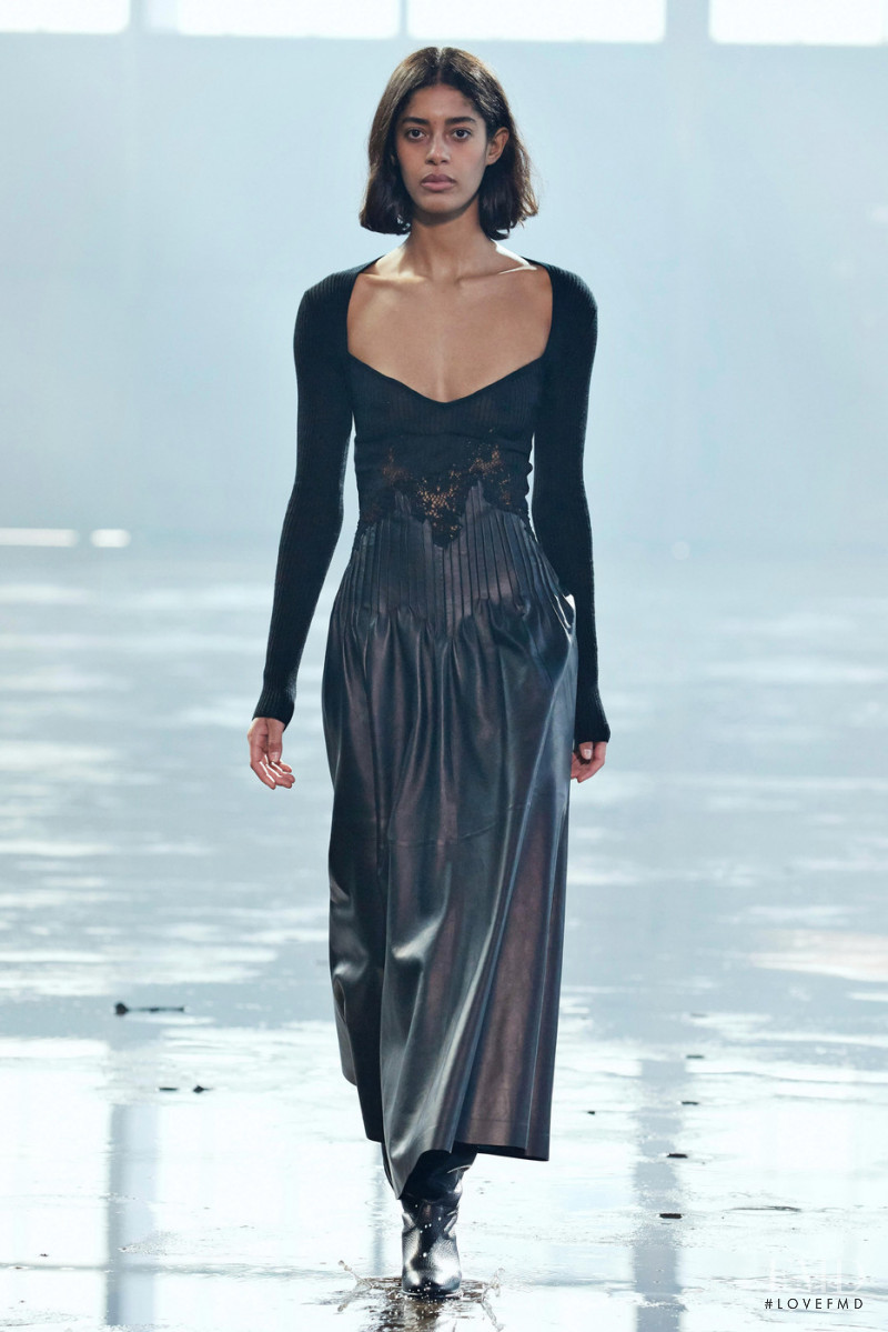 Anika Elle Hartje featured in  the Gabriela Hearst fashion show for Autumn/Winter 2021