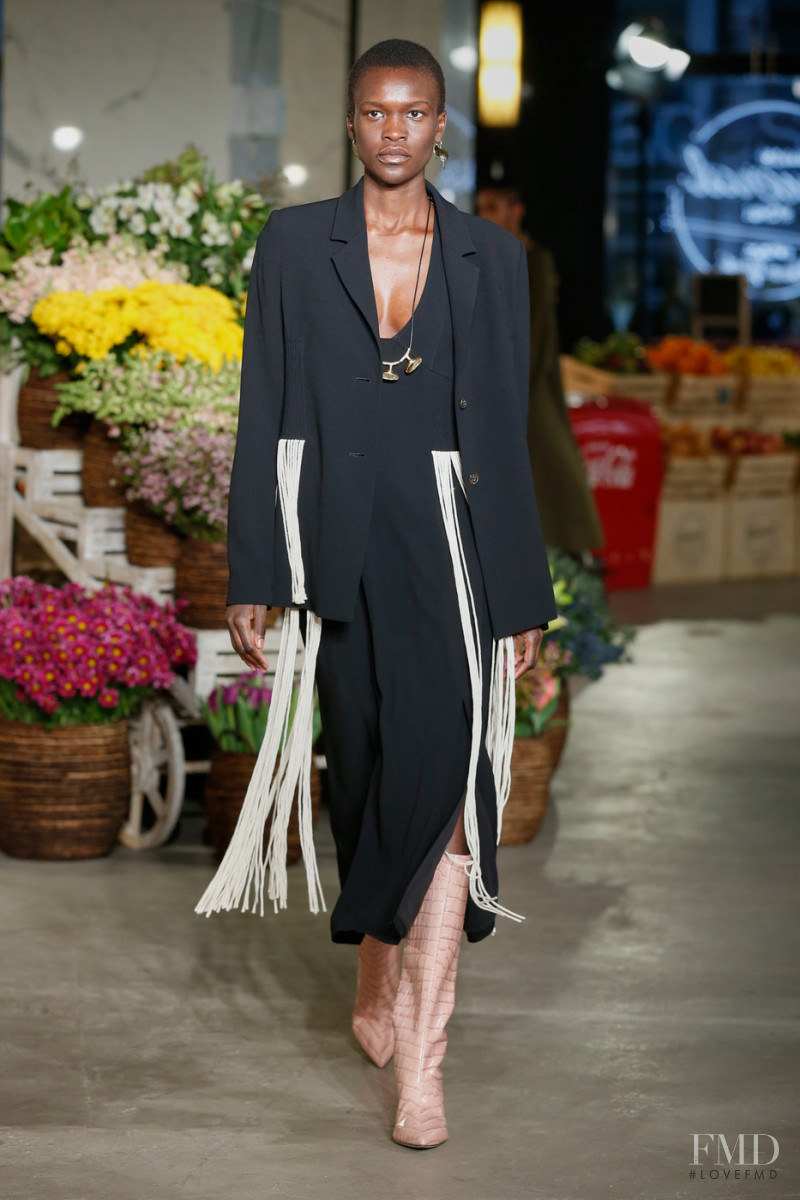 Awar Mou featured in  the Jason Wu fashion show for Autumn/Winter 2021