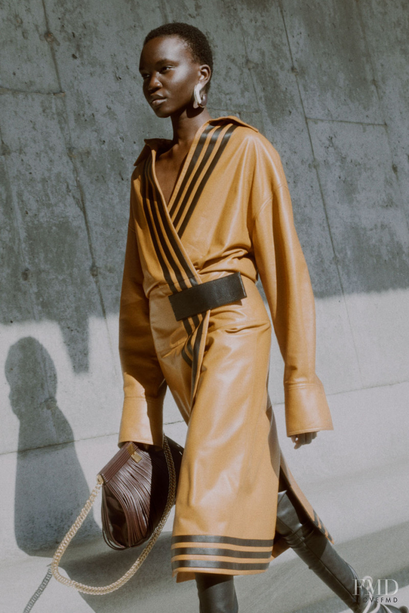 Achenrin Madit featured in  the Proenza Schouler lookbook for Autumn/Winter 2021