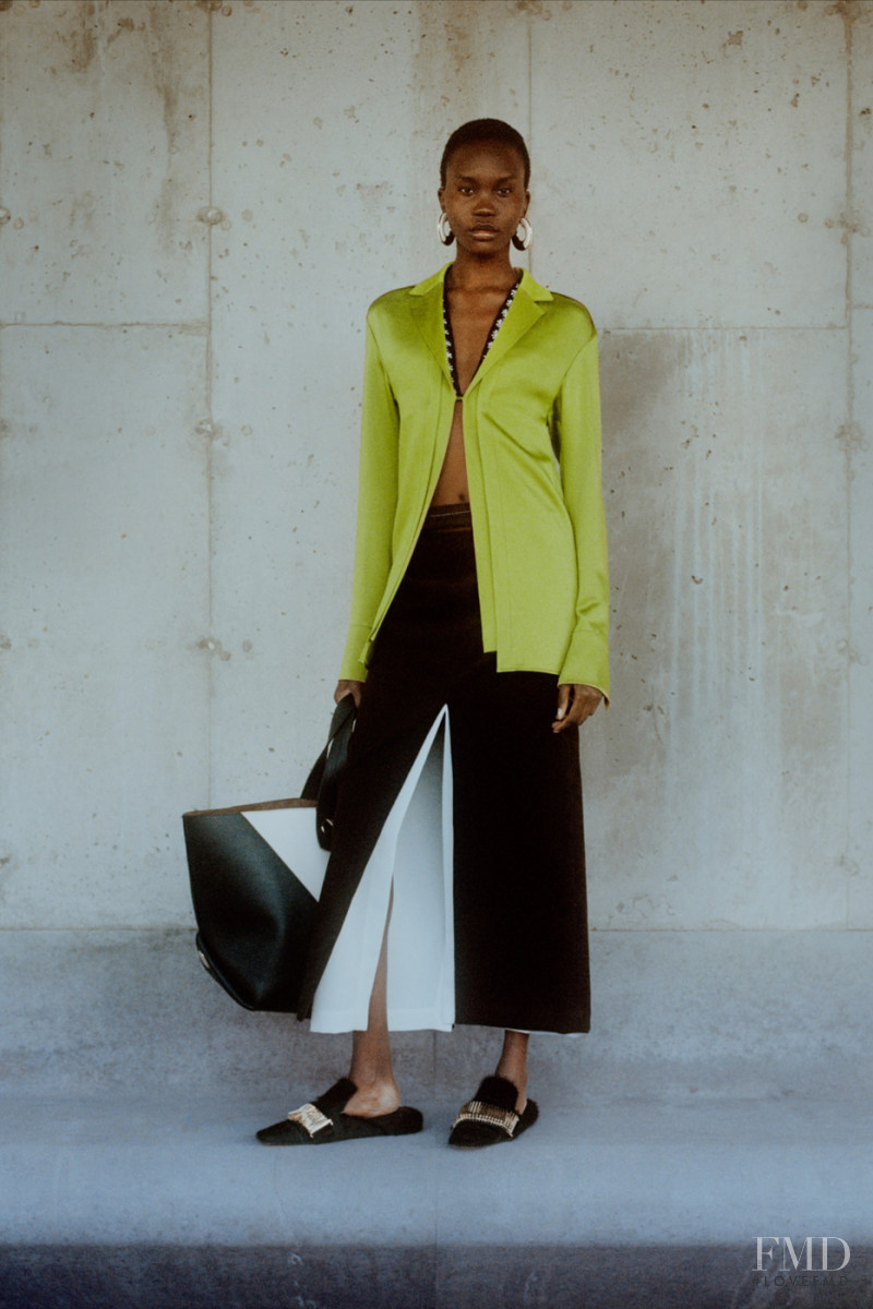 Achenrin Madit featured in  the Proenza Schouler lookbook for Autumn/Winter 2021