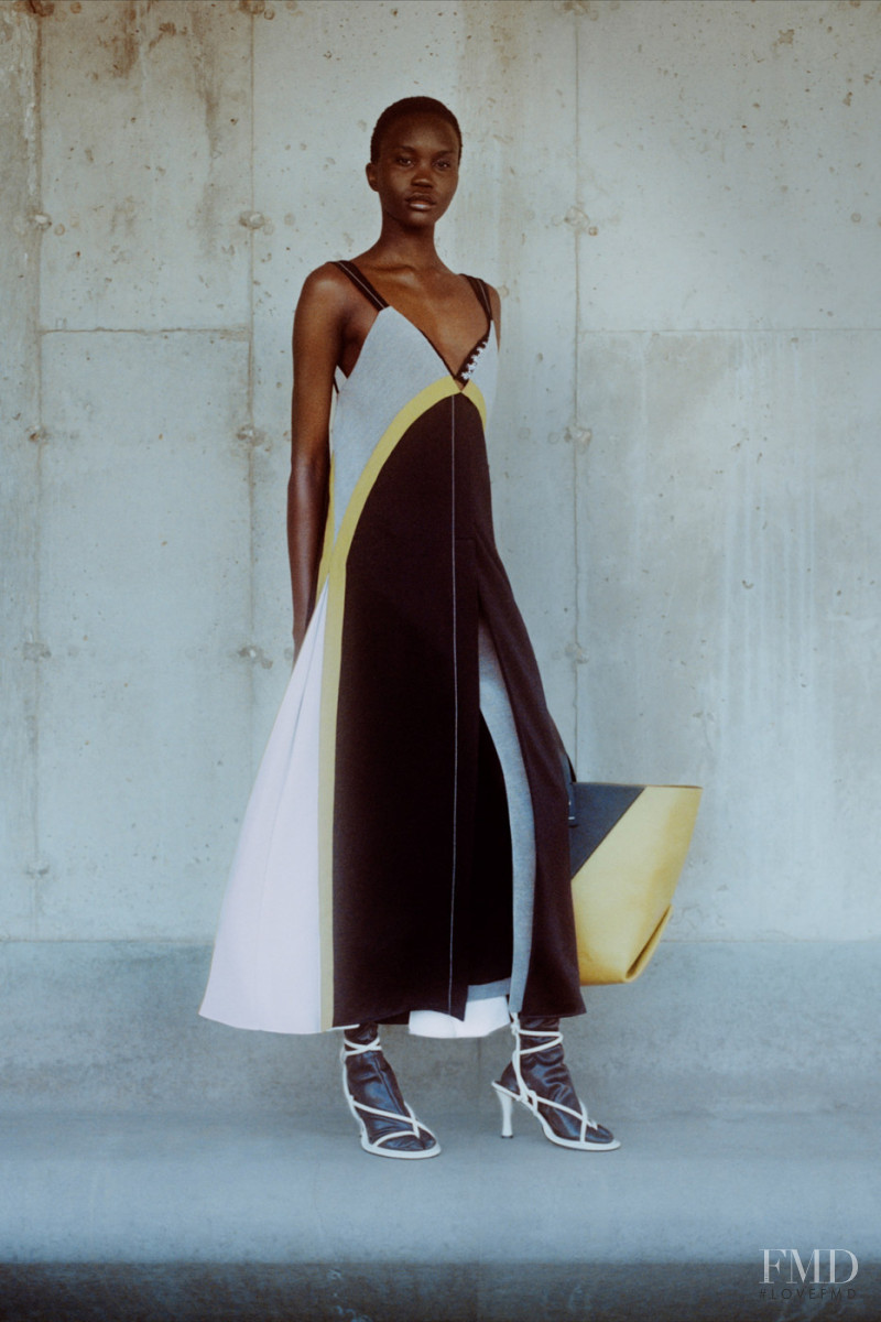 Achenrin Madit featured in  the Proenza Schouler lookbook for Autumn/Winter 2021