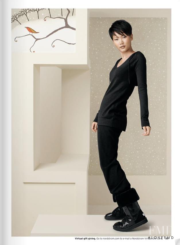 Gwen Lu featured in  the Nordstrom catalogue for Holiday 2008