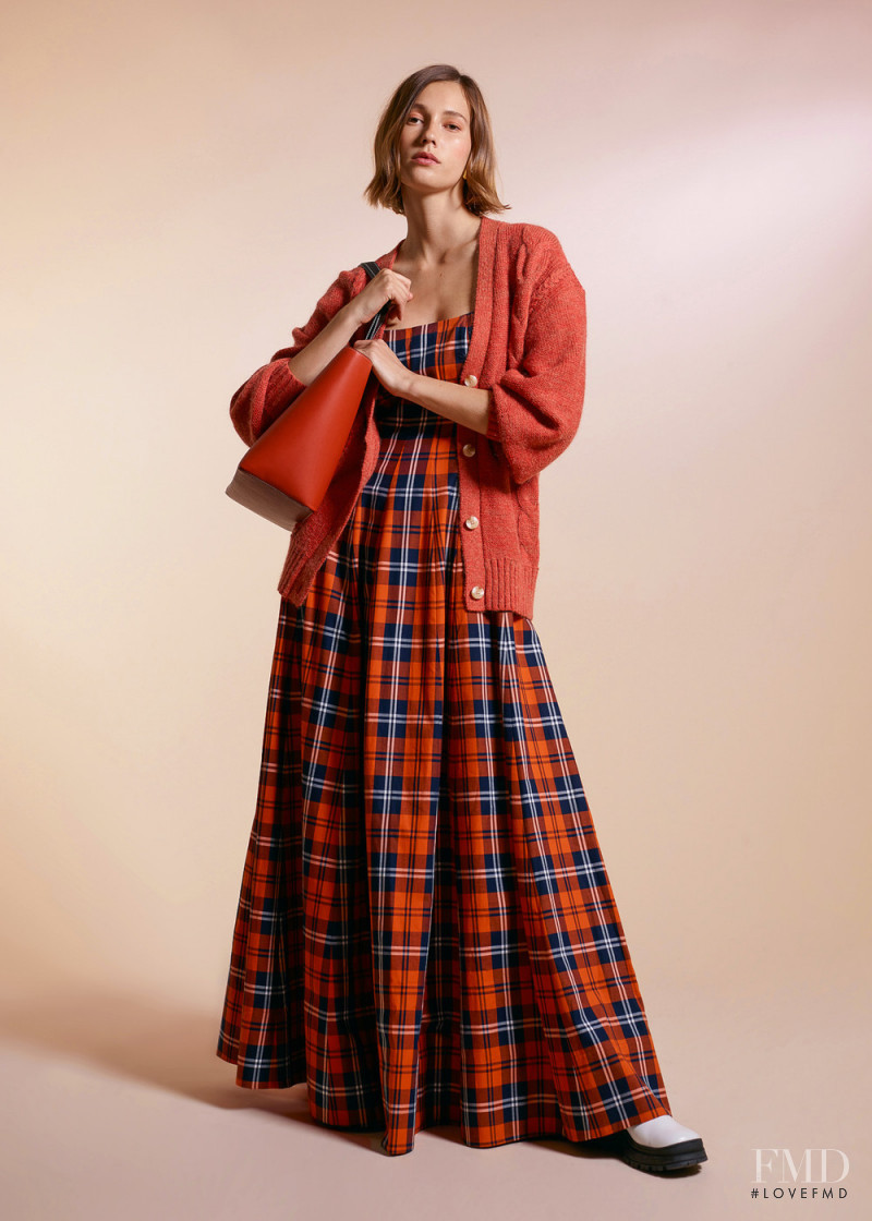 Mali Koopman featured in  the Staud lookbook for Autumn/Winter 2021