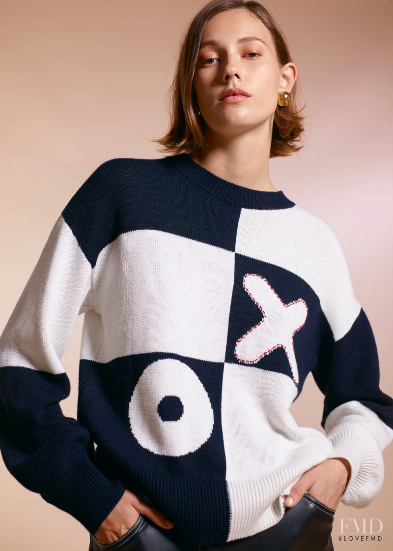 Mali Koopman featured in  the Staud lookbook for Autumn/Winter 2021