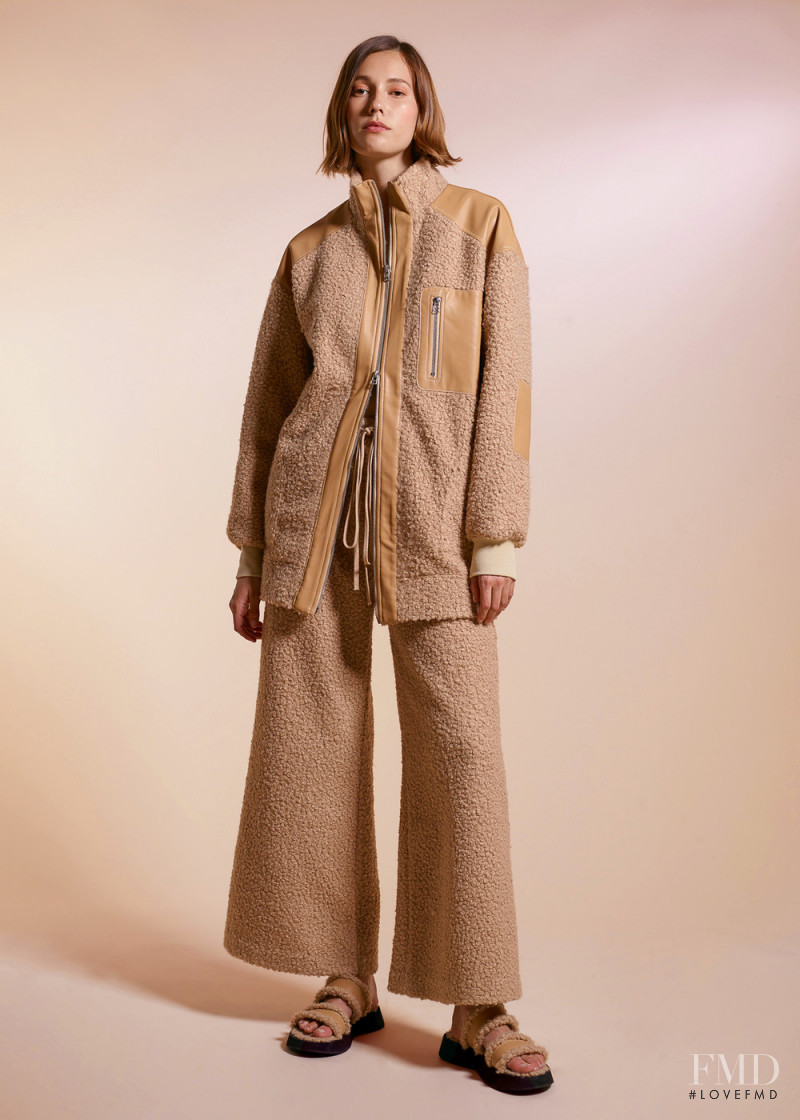 Mali Koopman featured in  the Staud lookbook for Autumn/Winter 2021