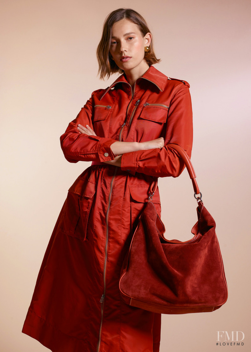 Mali Koopman featured in  the Staud lookbook for Autumn/Winter 2021