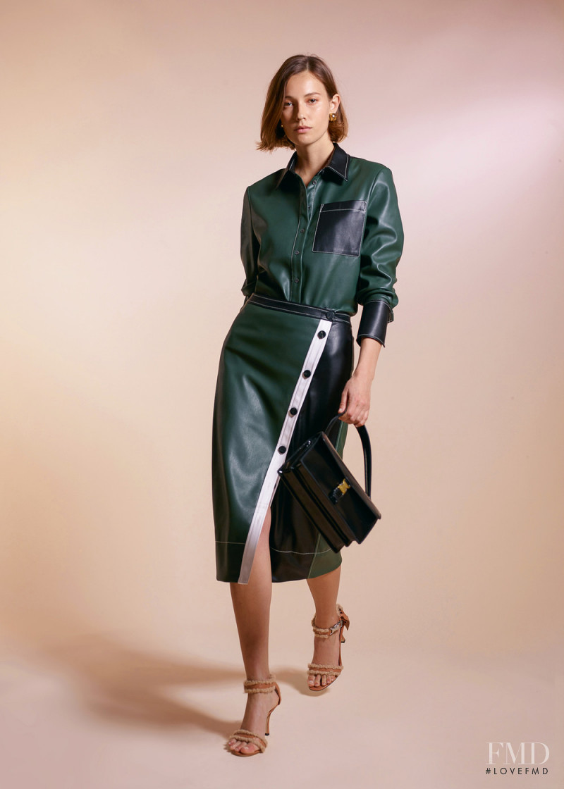 Mali Koopman featured in  the Staud lookbook for Autumn/Winter 2021