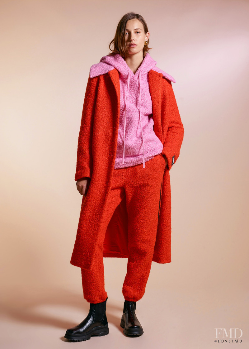 Mali Koopman featured in  the Staud lookbook for Autumn/Winter 2021