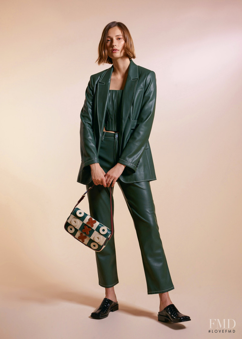 Mali Koopman featured in  the Staud lookbook for Autumn/Winter 2021