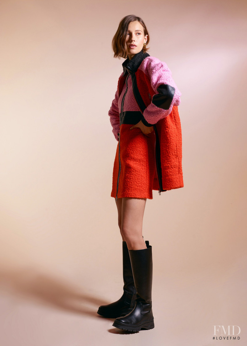 Mali Koopman featured in  the Staud lookbook for Autumn/Winter 2021