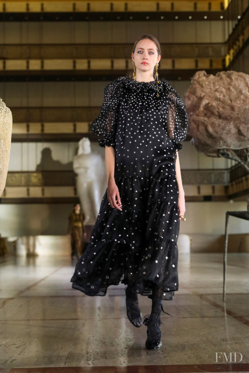 Lia Pavlova featured in  the Ulla Johnson fashion show for Autumn/Winter 2021