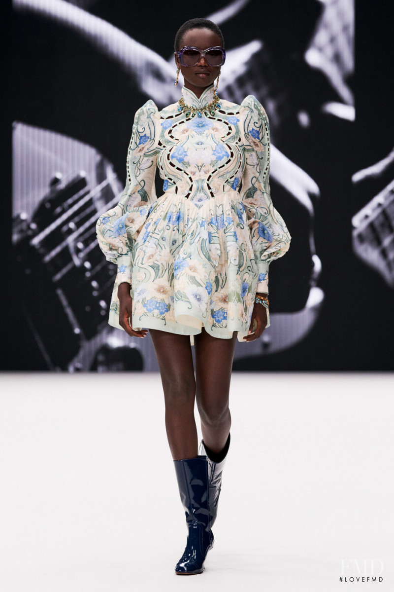 Agi Akur featured in  the Zimmermann fashion show for Autumn/Winter 2021