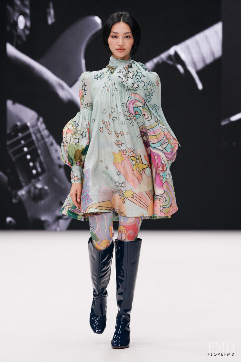 Millicent Lee featured in  the Zimmermann fashion show for Autumn/Winter 2021