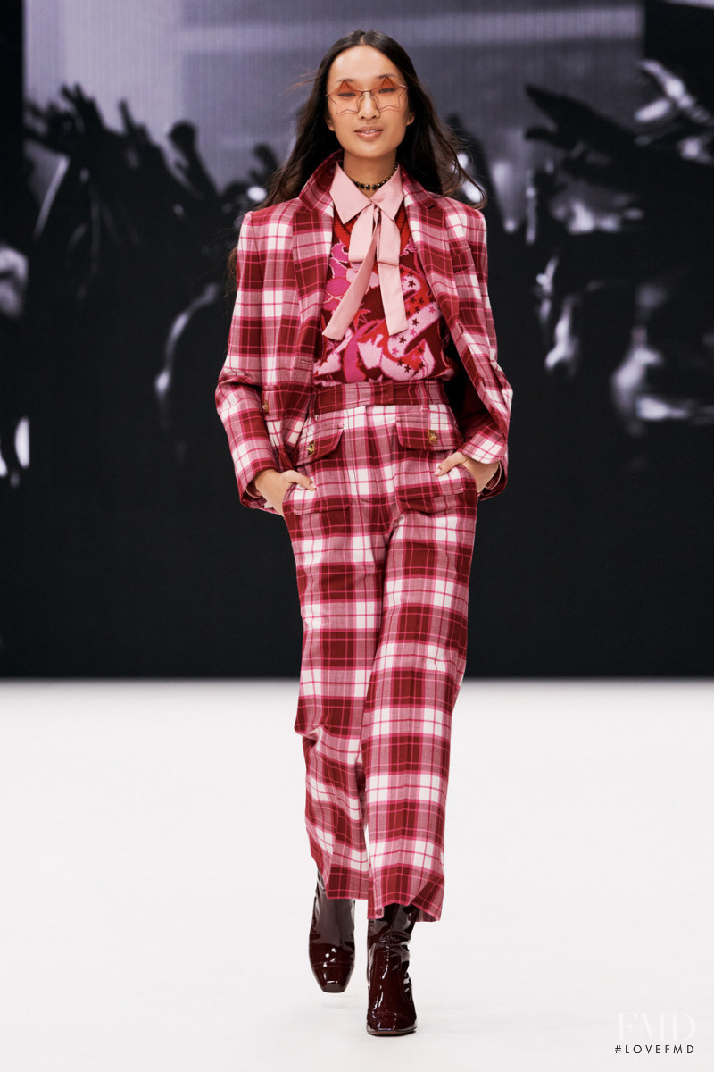 Jade Hsu featured in  the Zimmermann fashion show for Autumn/Winter 2021