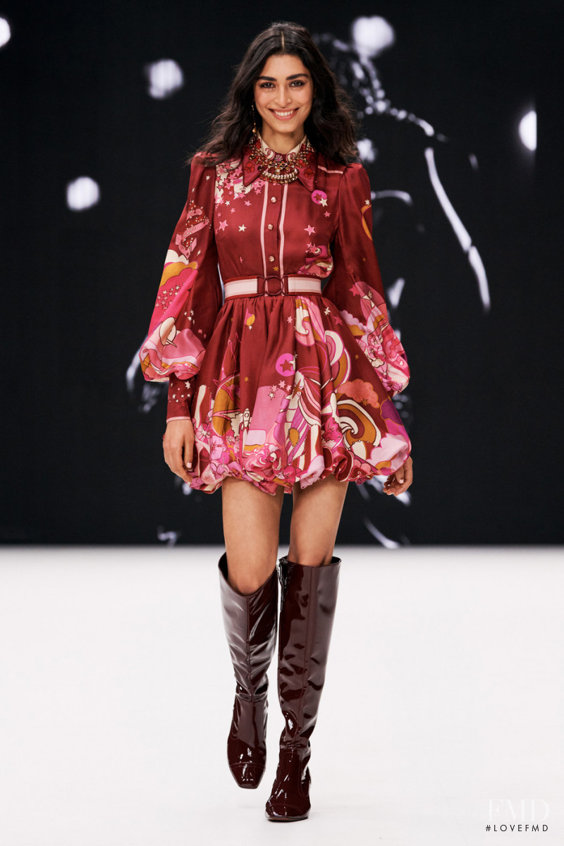 Sophie McFadden featured in  the Zimmermann fashion show for Autumn/Winter 2021
