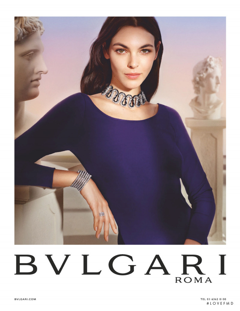 Vittoria Ceretti featured in  the Bulgari advertisement for Spring/Summer 2021