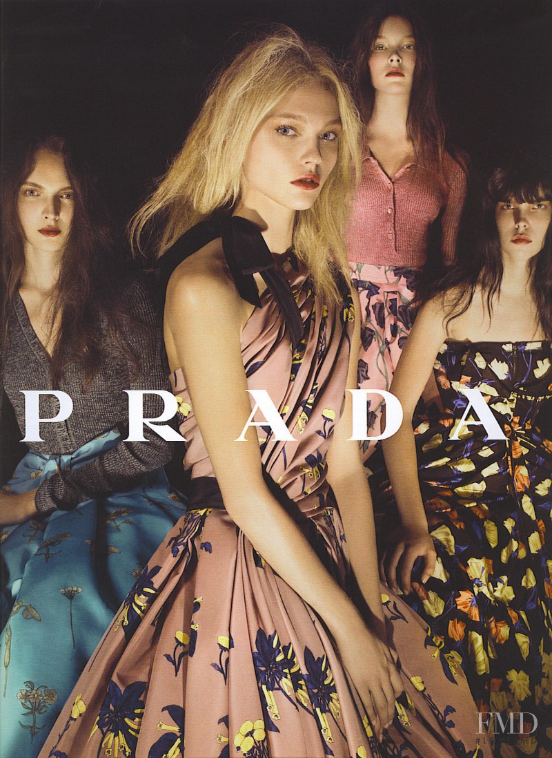 Angelika Kocheva featured in  the Prada advertisement for Resort 2008