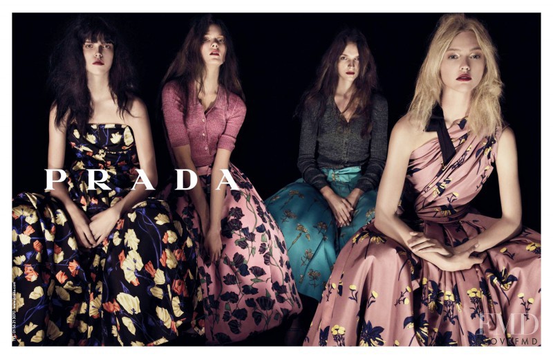 Angelika Kocheva featured in  the Prada advertisement for Resort 2008