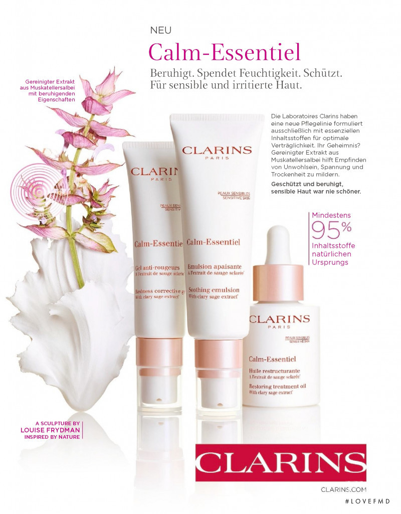 Clarins advertisement for Spring/Summer 2021