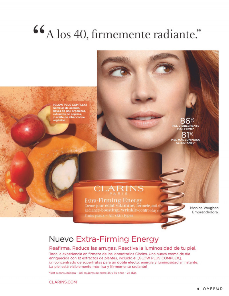 Clarins advertisement for Spring/Summer 2021