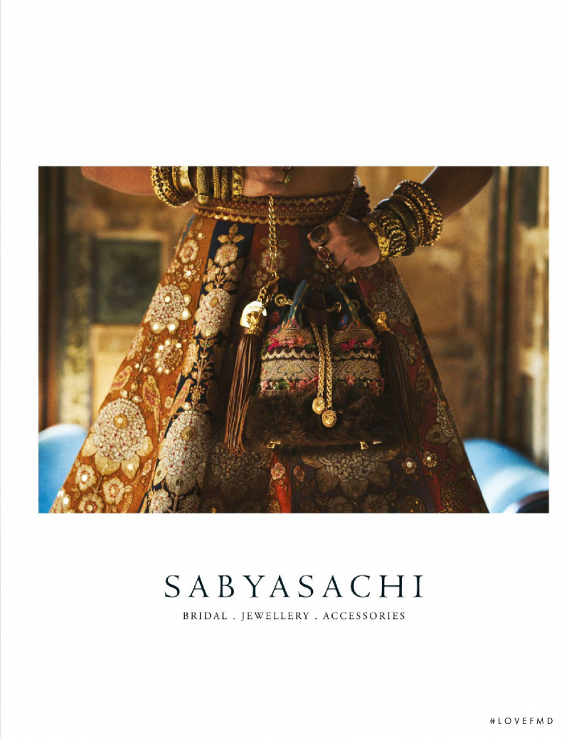 Sabyasachi Mukherjee advertisement for Spring/Summer 2021