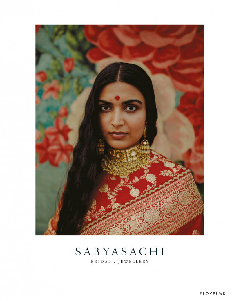 Sabyasachi Mukherjee advertisement for Spring/Summer 2021