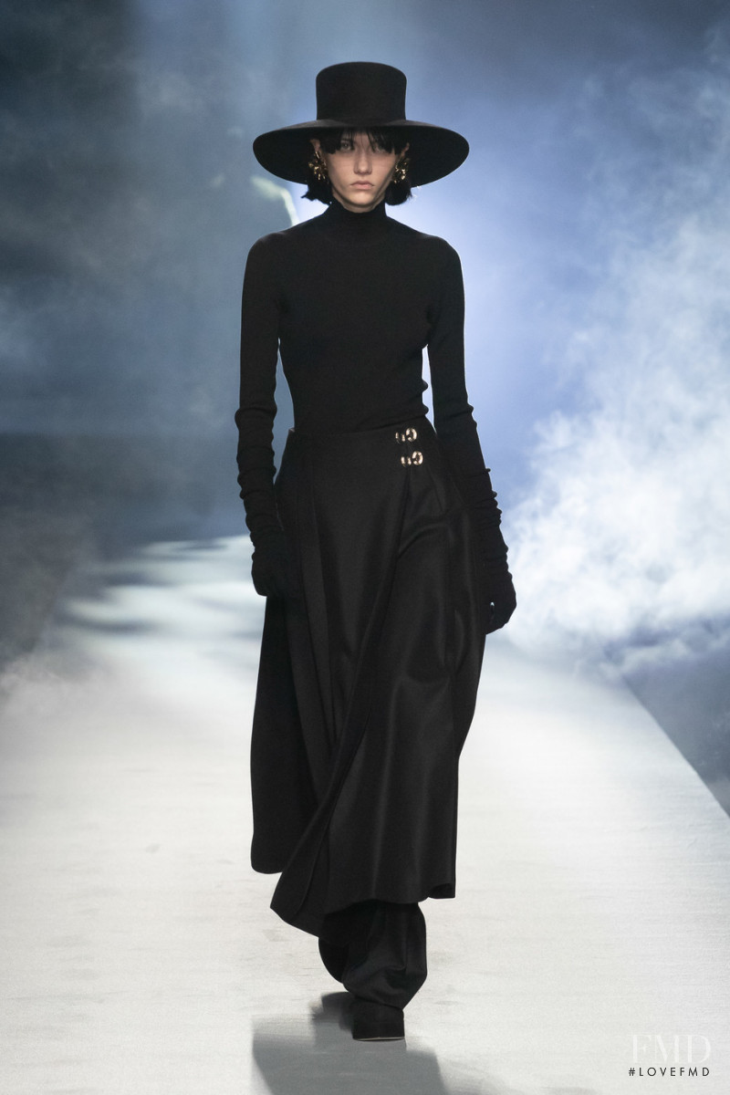 Sofia Steinberg featured in  the Alberta Ferretti fashion show for Autumn/Winter 2021