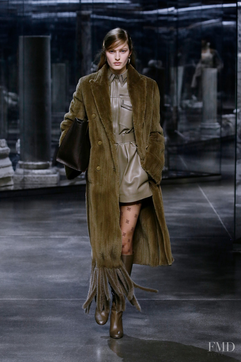 Felice Noordhoff featured in  the Fendi fashion show for Autumn/Winter 2021